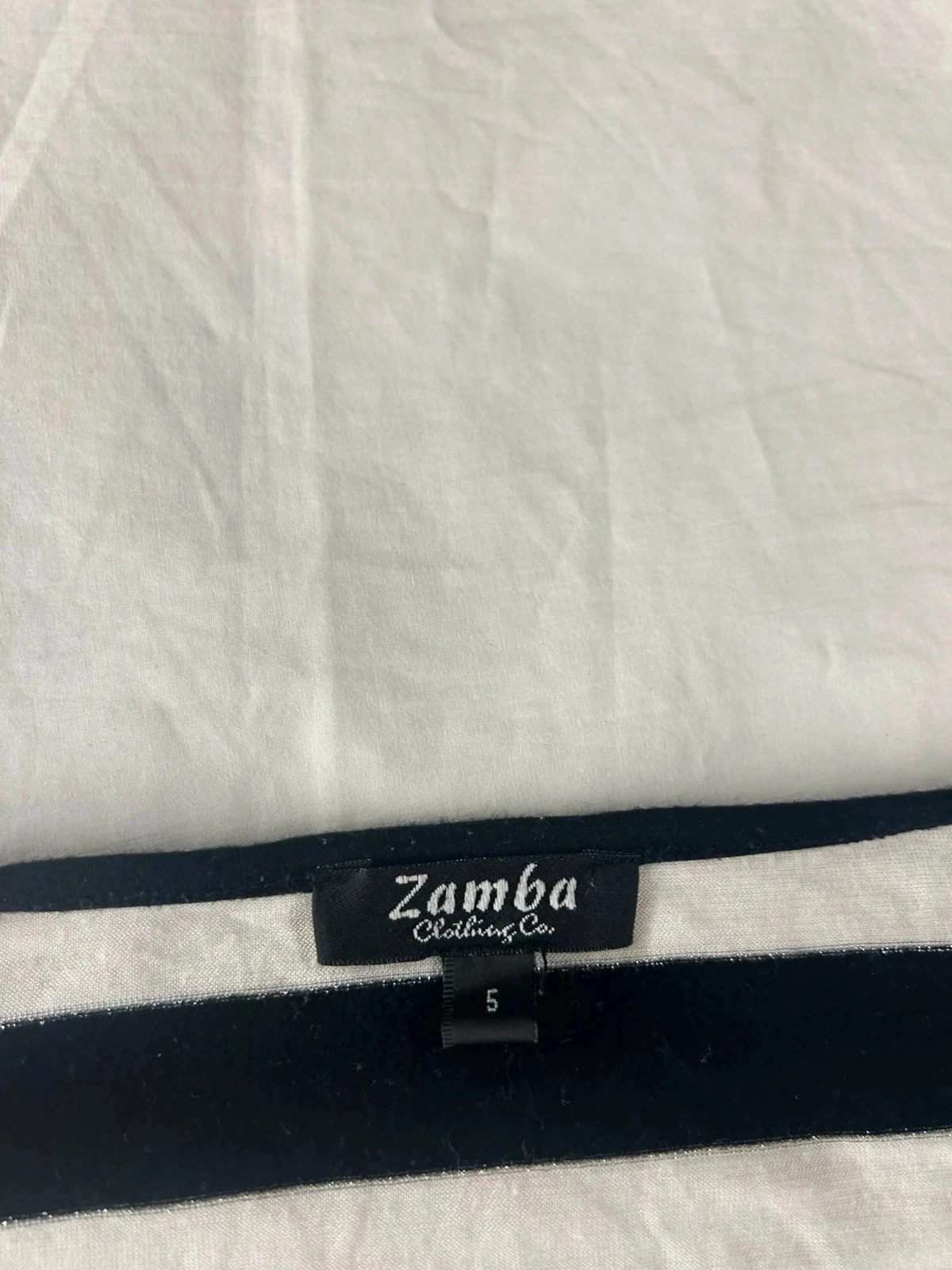 Zwart-witte gestreepte t-shirt zamba – photo 7
